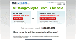 Desktop Screenshot of mustangvolleyball.com